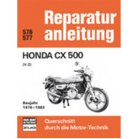 Motorbuch Vol. 576 Repair instructions for: HONDA CX 500 V2 Bj 78-83