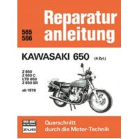 Reparaturhandbuch Motorbuch Bd. 565 Reparatur-Anleitung für: KAWASAKI 650 4 Zyl. Ab1976