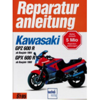 Reparaturhandbuch Motorbuch Bd. 5195 Reparatur-Anleitung für: KAWASAKI GPZ 600 R/GPX 600R