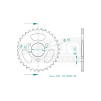 Kettenblat ESJOT Kettenrad, 32 Zähne