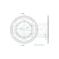 ESJOT Sprocket, 46 teeth 92-29001-46