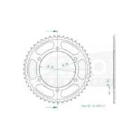 Kettenblat ESJOT Kettenrad, 47 Zähne 92-29001-47