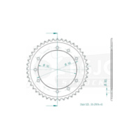 ESJOT Sprocket, 45 teeth 92-29014-45