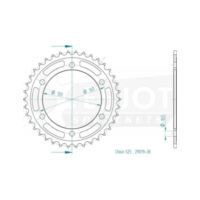 ESJOT Chain wheel, 38 teeth 92-29019-38