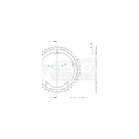 ESJOT Chain wheel, 42 teeth, 525 pitch (5/8x5/16)