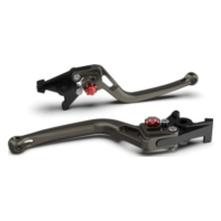 LSL Brake lever BOW R22, anthracite/red