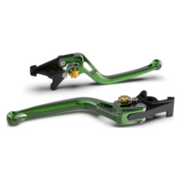 LSL Clutch lever BOW L35R, green/gold