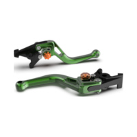 LSL Clutch lever BOW L34, short, green/orange