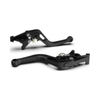 LSL Kupplungshebel BOW L24, kurz,schwarz perlgestrahlt/silber