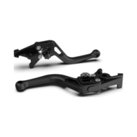 LSL Brake lever BOW R38R, short, black pearl blasted/black