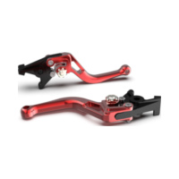 LSL Brake lever BOW R10, short, red/silver