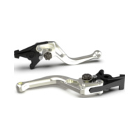 LSL Clutch lever BOW for Brembo 16 RCS, L37R, short, silver/anthracite