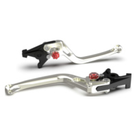 LSL Brake lever BOW R20, silver/red