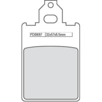 FERODO Eco-Friction Brake Pad 584-697EF
