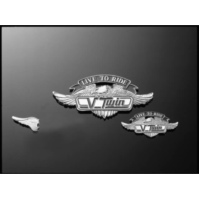 HIGHWAY HAWK Aufkleber V-Twin, Gr. L