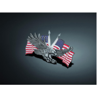 HIGHWAY HAWK Sticker Falcon/USA double flag, size L, 70 x 110 mm