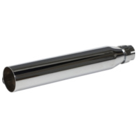 HIGHWAY HAWK Rear silencer Rage chrome without end cap, No ABE!