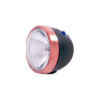 HIGHWAY HAWK Headlight BATES, black/copper plated