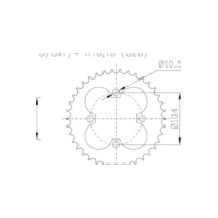 ESJOT Sprocket, 40 teeth 92-32093-40
