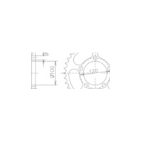 ESJOT Sprocket, 40 teeth 92-32125-40