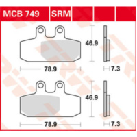 Bremsklötze TRW Lucas Bremsbelag MCB749