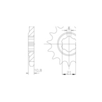 ESJOT Chain pinion, 14 teeth 92-30003-14