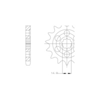 ESJOT Chain pinion, 12 teeth 92-32130-12