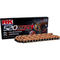 RK Standardkette orange 520 MXZ5/116 Kette offen mit Clipschloss