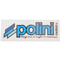 Sticker Aufkleber Polini Logo 34x11cm 097.0031