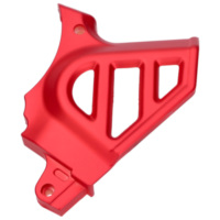 Kettenrad front sprocket cover red for Minarelli AM, Generic, for: KSR-Moto, Keeway, Motob