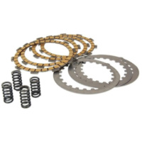 clutch plate set Top Performances aramid fiber heavy duty 4-friction plate type for Minarelli AM, Generic, KSR-Moto, Keeway, Mot