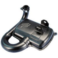 Schalldämpfer exhaust Polini Road Box for LML Star Deluxe, for: Vespa PX 125, 150 2T (125-177c