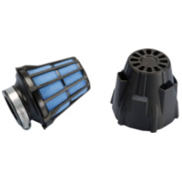 Luftfilter Polini Blue Air Box 32mm gerade schwarz-blau 203.0080