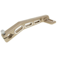 Hebel kickstart lever Light titanium look for Minarelli, for: Kymco, CPI, Peugeot, GY6