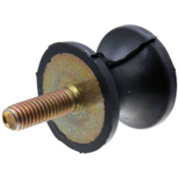 exhaust rubber mounting / silent block rubber bearing Polini 25x20mm M6x18mm 214.0104