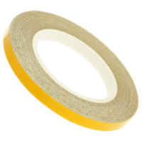 reflective wheel / rim stripe 5mm width - yellow - 600cm length 21432