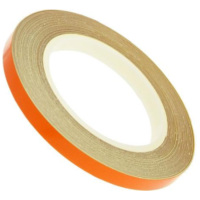 reflective wheel / rim stripe 5mm width - orange - 600cm length 21434