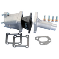 intake manifold Polini reed block 19/23mm for Piaggio Ape 50 FL, FL2, FL3, RST Mix w/ SHBC 19.19 carburetor 215.0271