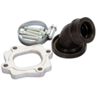 intake manifold Polini 360 21/25mm for Minarelli horizontal w/ 15-21mm CP, 19-21mm PHBG carburetor 215.0425