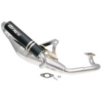 exhaust Tecnigas Q-Tre chrome for Peugeot horizontal 26266