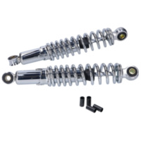Federbein Stoßdämpfer Satz hinten 280mm Chrom 28744
