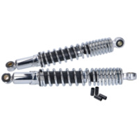 shock absorber set rear 340mm chromed 28748