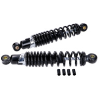 rear shock absorber set universal black 280mm 28751