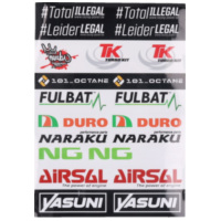 Sticker Set Dekorsatz Aufklebersatz klar 29460