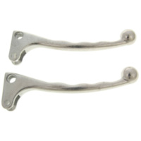 brake lever set left and right aluminum silver for Puch Maxi 29631