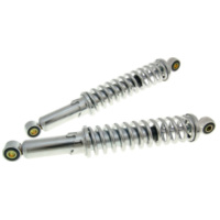 shock absorber set / shocks 320mm adjustable chrome for Puch 29678