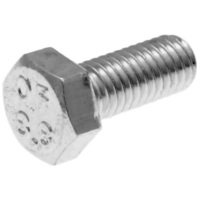 hex cap screws / tap bolts DIN933 M5x12 full thread zinc plated steel (50 pcs) 34273