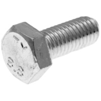 hex cap screws / tap bolts DIN933 M8x20 full thread zinc plated steel (50 pcs) 34284