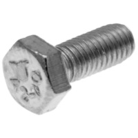 hex cap screws / tap bolts DIN933 M5x12 full thread stainless steel A2 (50 pcs) 34321