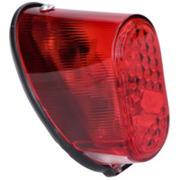 tail light assy moped oval universal for Puch MS, MV, Maxi, Kreidler, Zündapp and many more 34411